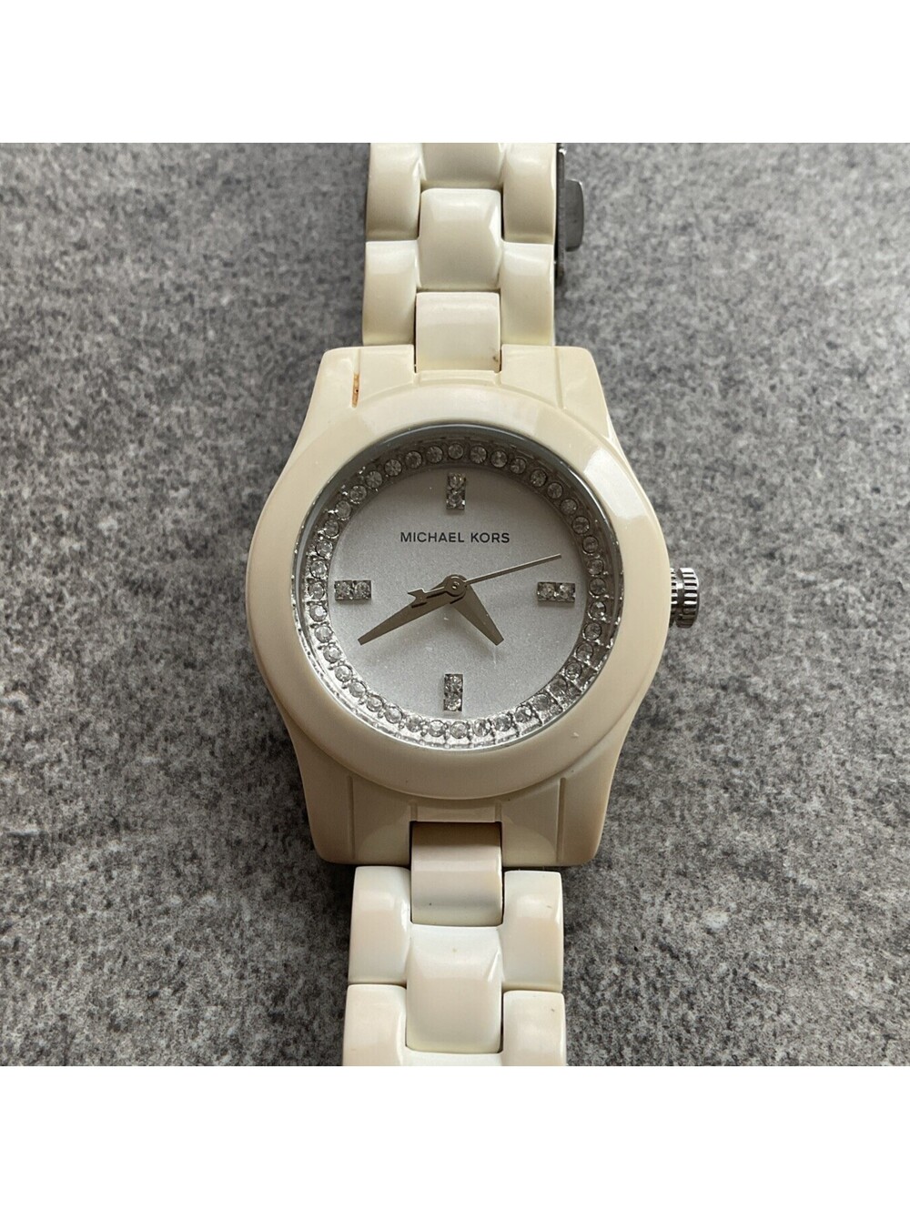 Michael Kors Womens Watch 28mm White Resin Case And Band MK5185 A17